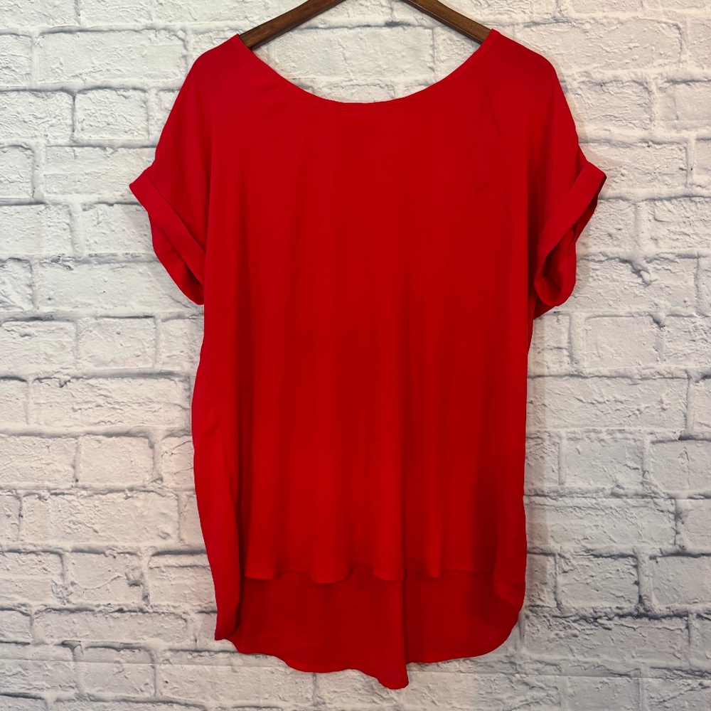 Red Pleione Blouse